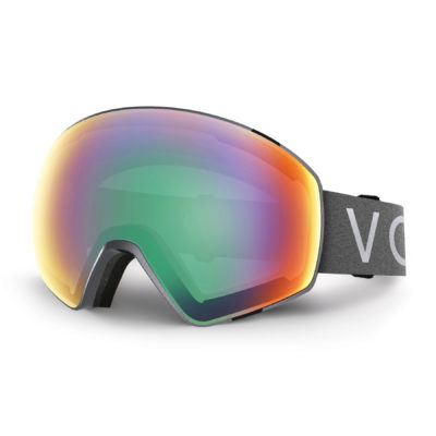 Men's Von Zipper Goggles - Von Zipper Jetpack Goggles. Charcoal Metallic Gloss - Tru Def Chrome
